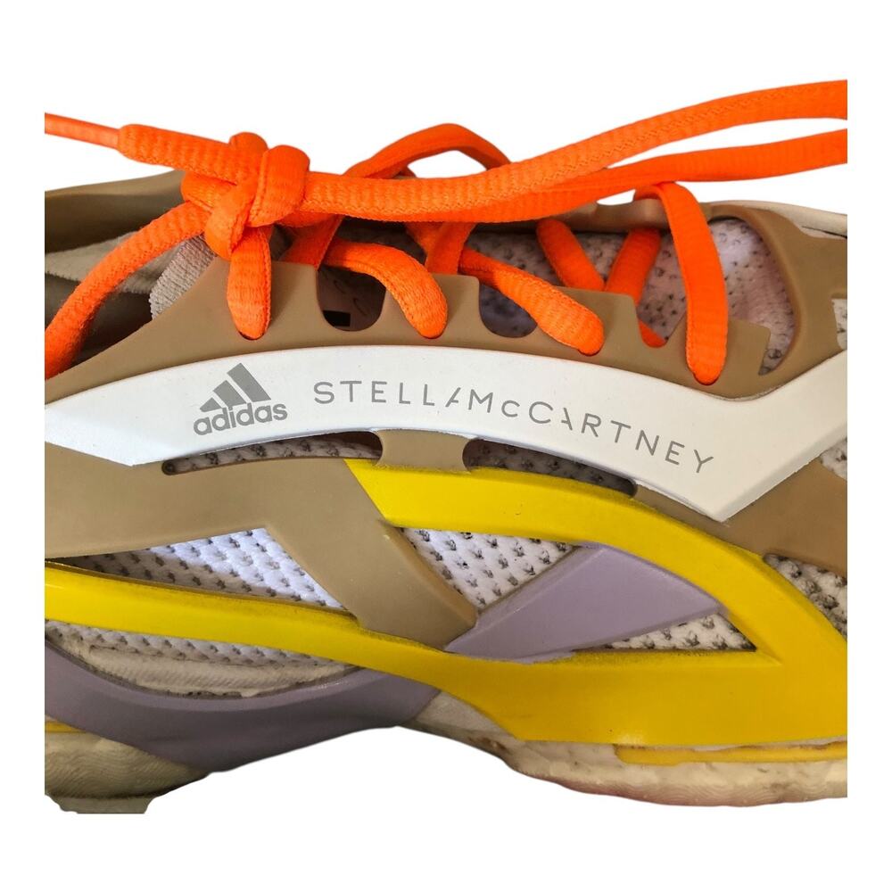 adidas Athletic Sneakers in Tan, White, Yellow & Orange - Picture 7 of 11